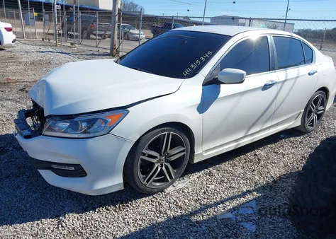 2016 Honda Accord Sport z USA, uszkodzony, nr VIN 1HGCR2F54GA074612